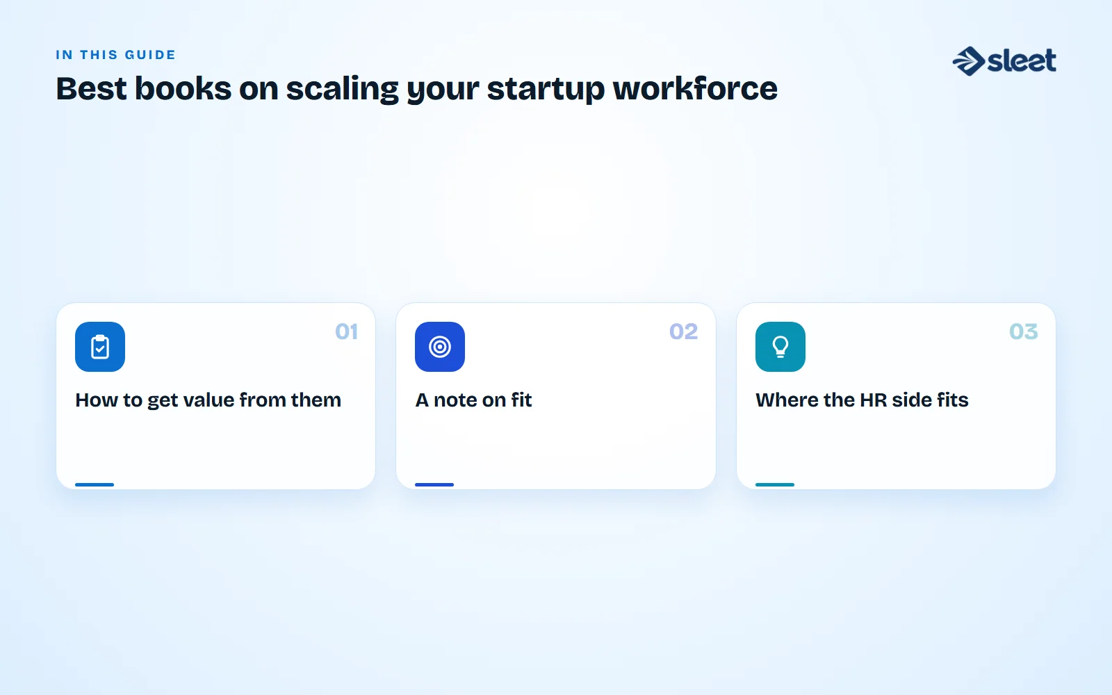 Key points covered in this guide: How to get value from them, A note on fit, Where the HR side fits