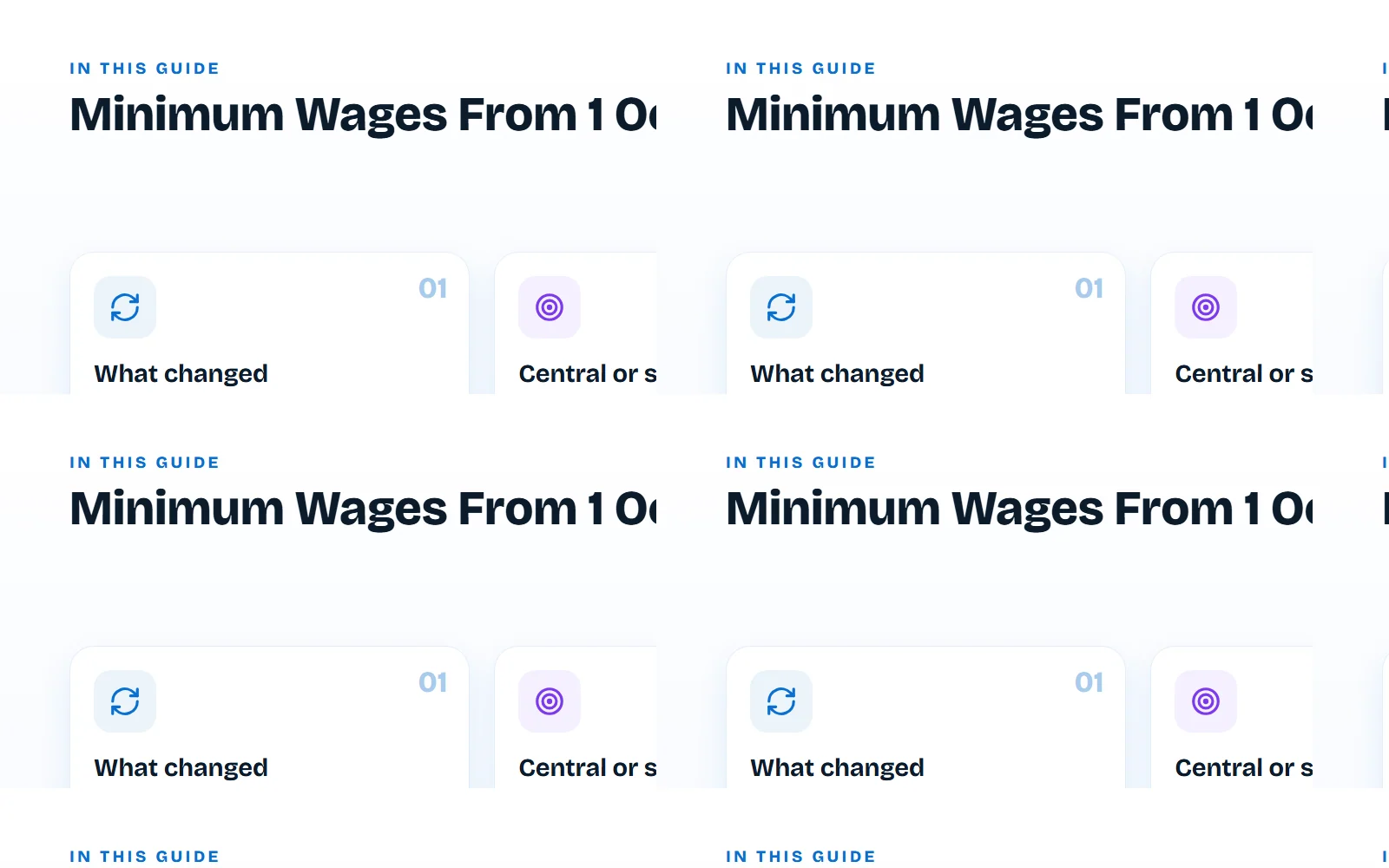 Key points covered in this guide: What changed, Central or state rate?, The national floor wage, A payroll check for October, A worked example