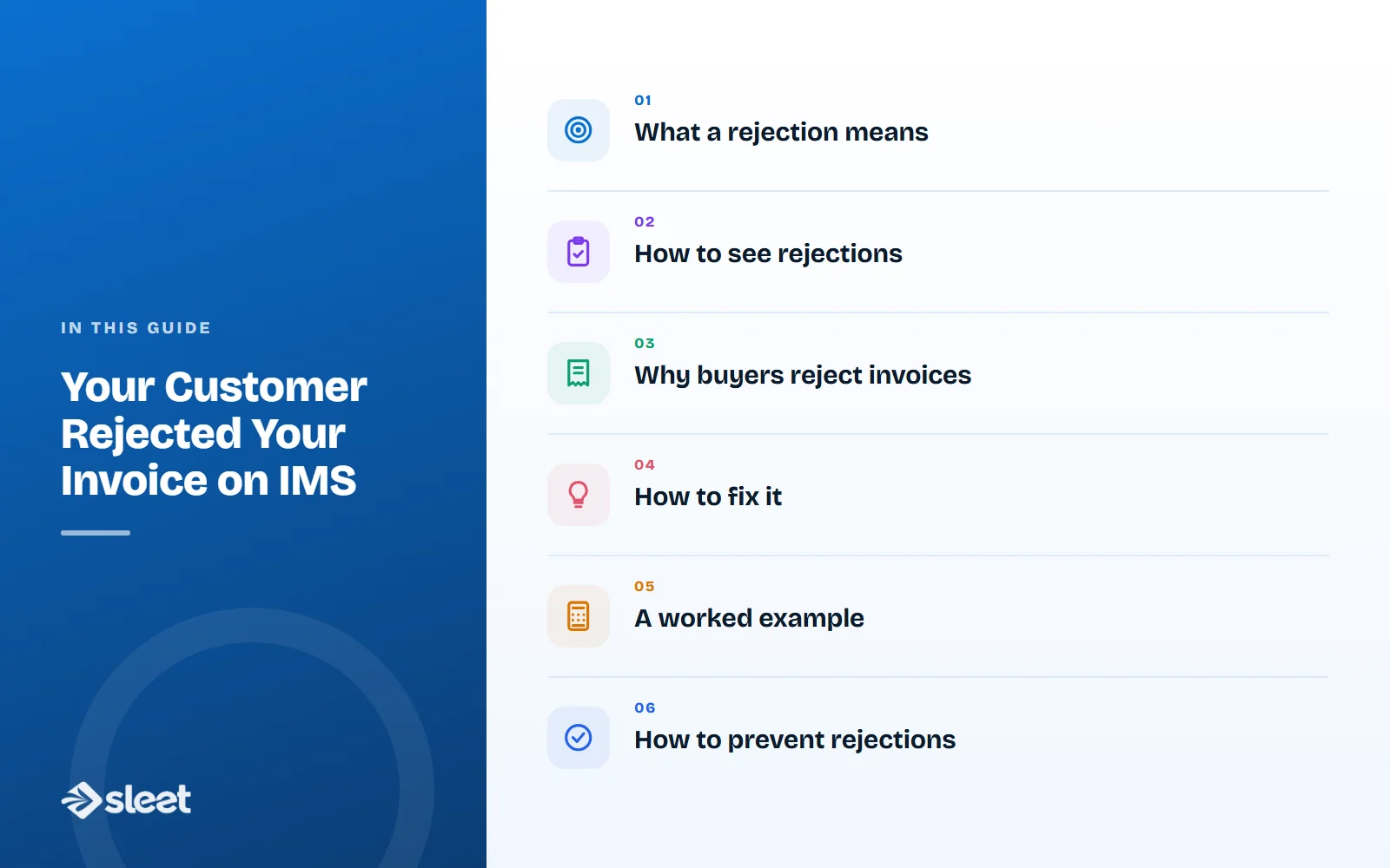 Key points covered in this guide: What a rejection means, How to see rejections, Why buyers reject invoices, How to fix it, A worked example, How to prevent rejections