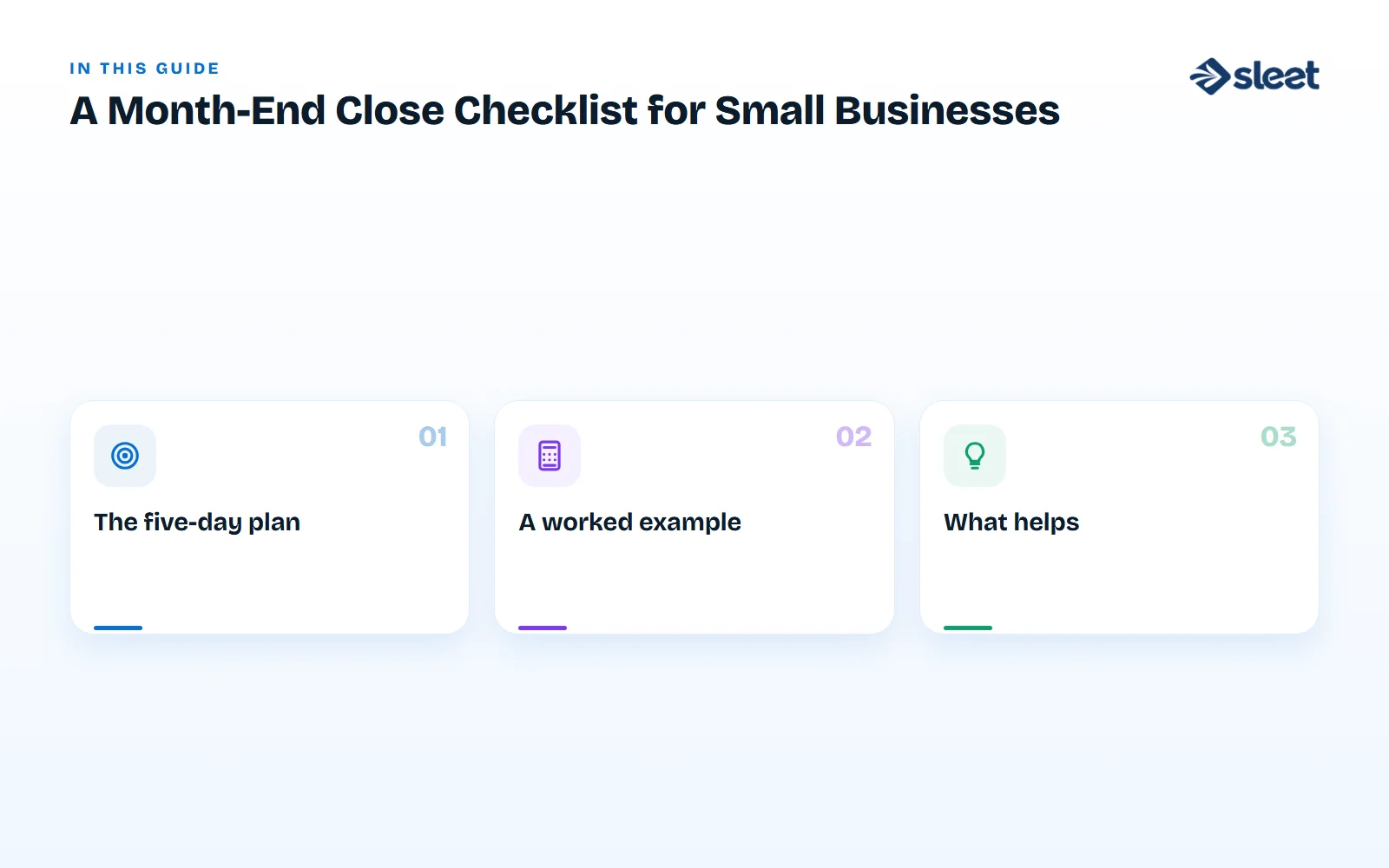 Key points covered in this guide: The five-day plan, A worked example, What helps