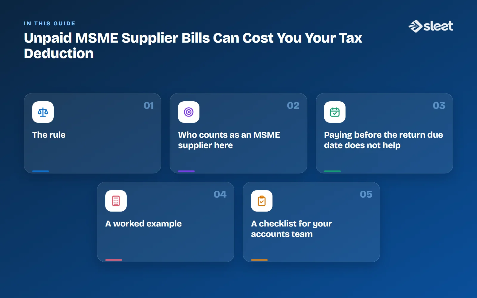 Key points covered in this guide: The rule, Who counts as an MSME supplier here, Paying before the return due date does not help, A worked example, A checklist for your accounts team